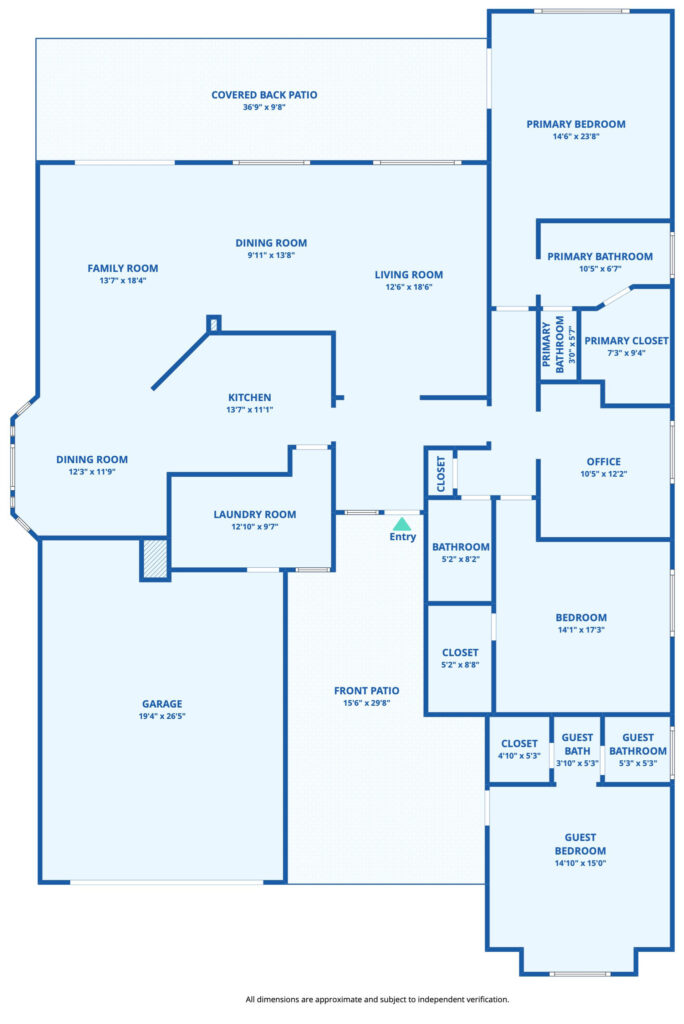 Jacksonville Real Estate Floor Plan Sample